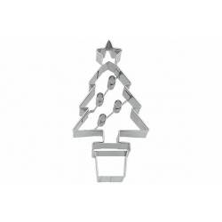 Koekjesvorm Kerstboom 2,5x4,7xh8,5cm  