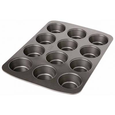 Easy Baking Bakplaat Voor 12 Muffins D7cm 37x26x3,5cm - Non-stick  Birkmann