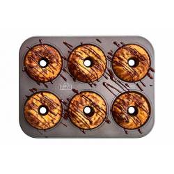 Easy Baking Bakplaat Voor 6 Cakes Tulban D10cm - 35x27x5cm 