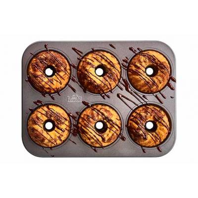 Easy Baking Bakplaat Voor 6 Cakes Tulban D10cm - 35x27x5cm  Birkmann