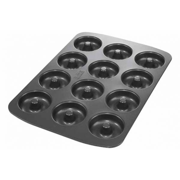Easy Baking Bakplaat Voor 12 Mini-donuts D7cm 37x26x2cm - Non-stick 