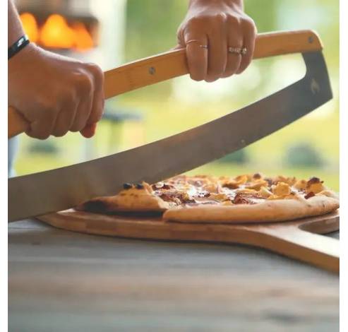 Pizza snijblad uit roestvrijstaal en bamboo  Solo Stove