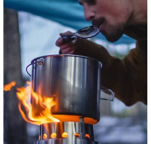 marmite pour Campfire en acier inoxydable  Solo Stove