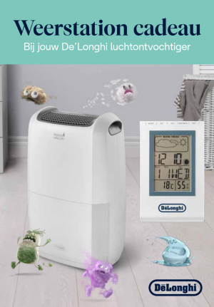 De'Longhi luchtontvochtiger: Weerstation cadeau